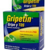 Gripetin,  gripa y tos, 60 sobres x 2 cápsulas