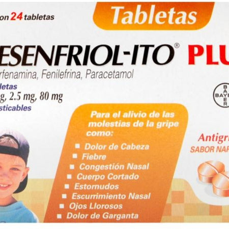 Desenfriolito infantil 24 tabletas masticables
