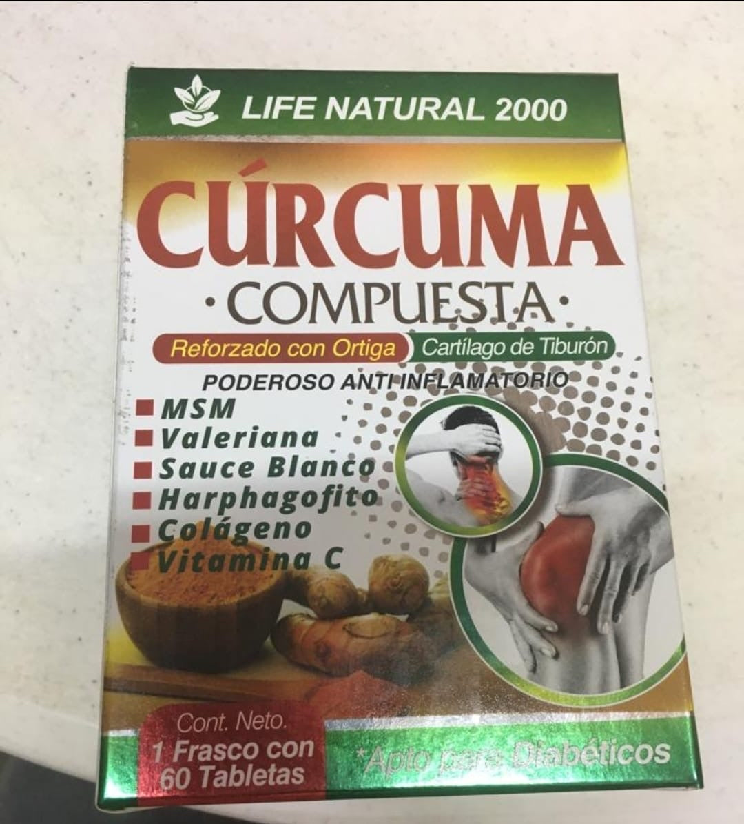 Curcuma compuesta tabletas