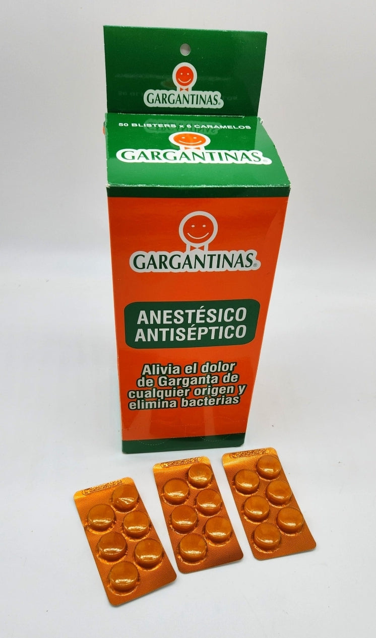 Gargantinas caramelos