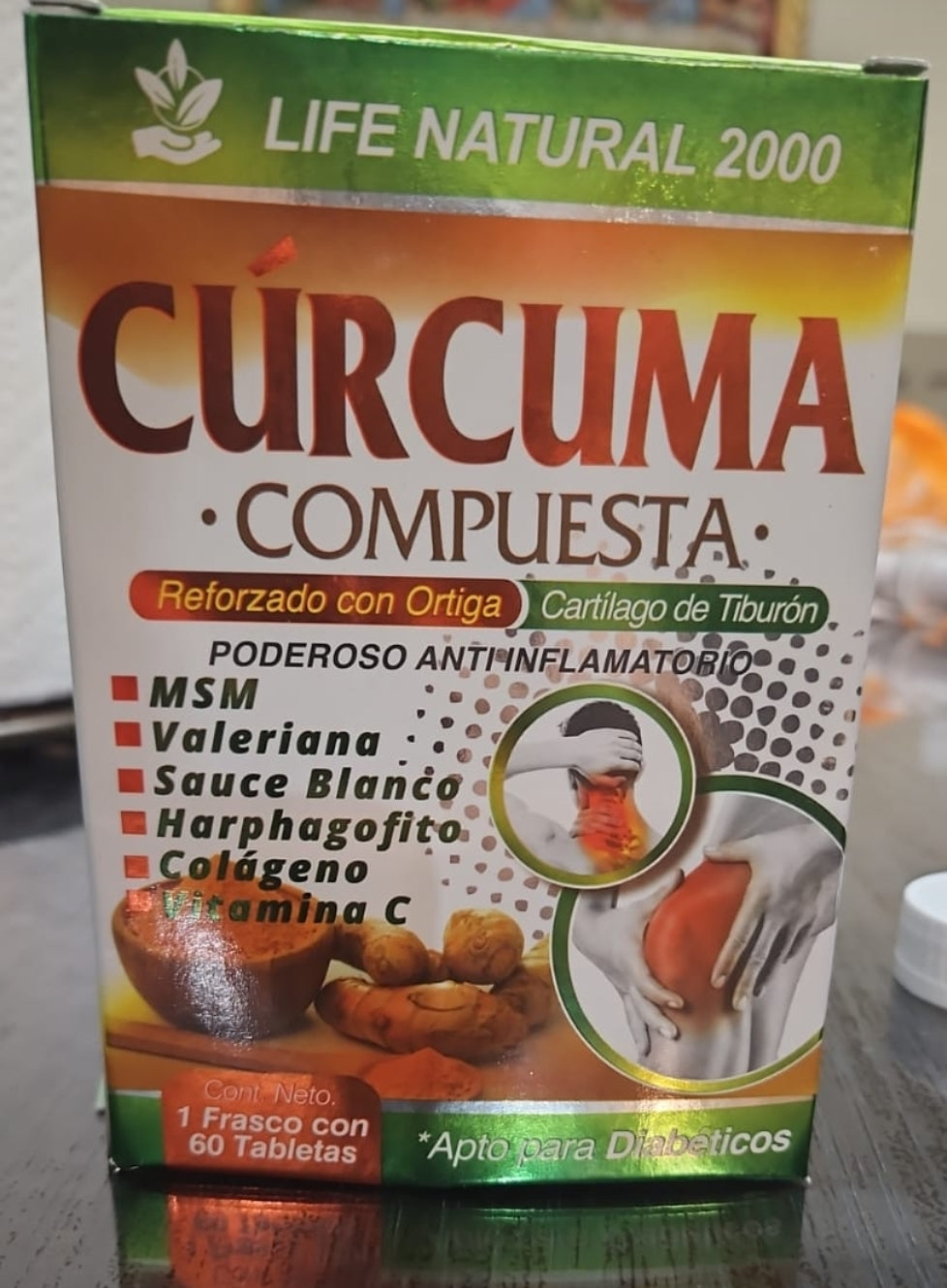 Curcuma compuesta tabletas