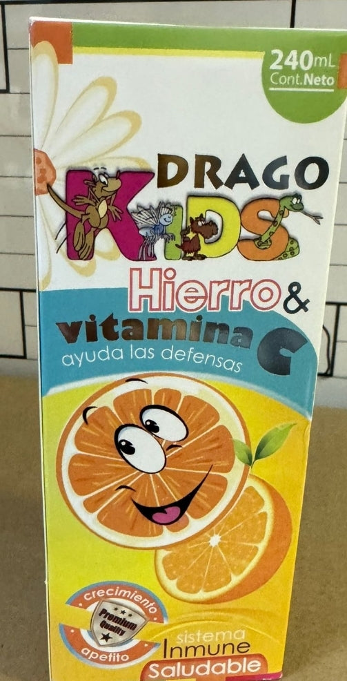 Drago vitaminas C jarabe niños