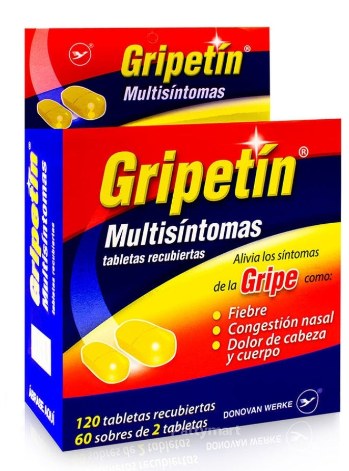 Gripetin multisintomas 60 x2 cápsulas