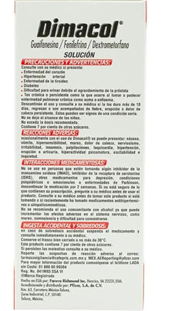Dimacol adulto jarabe