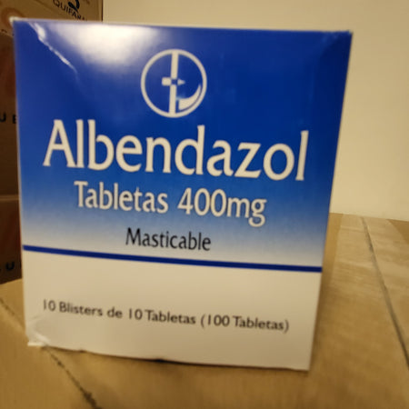 Albendazol 400mg 100 tanletas