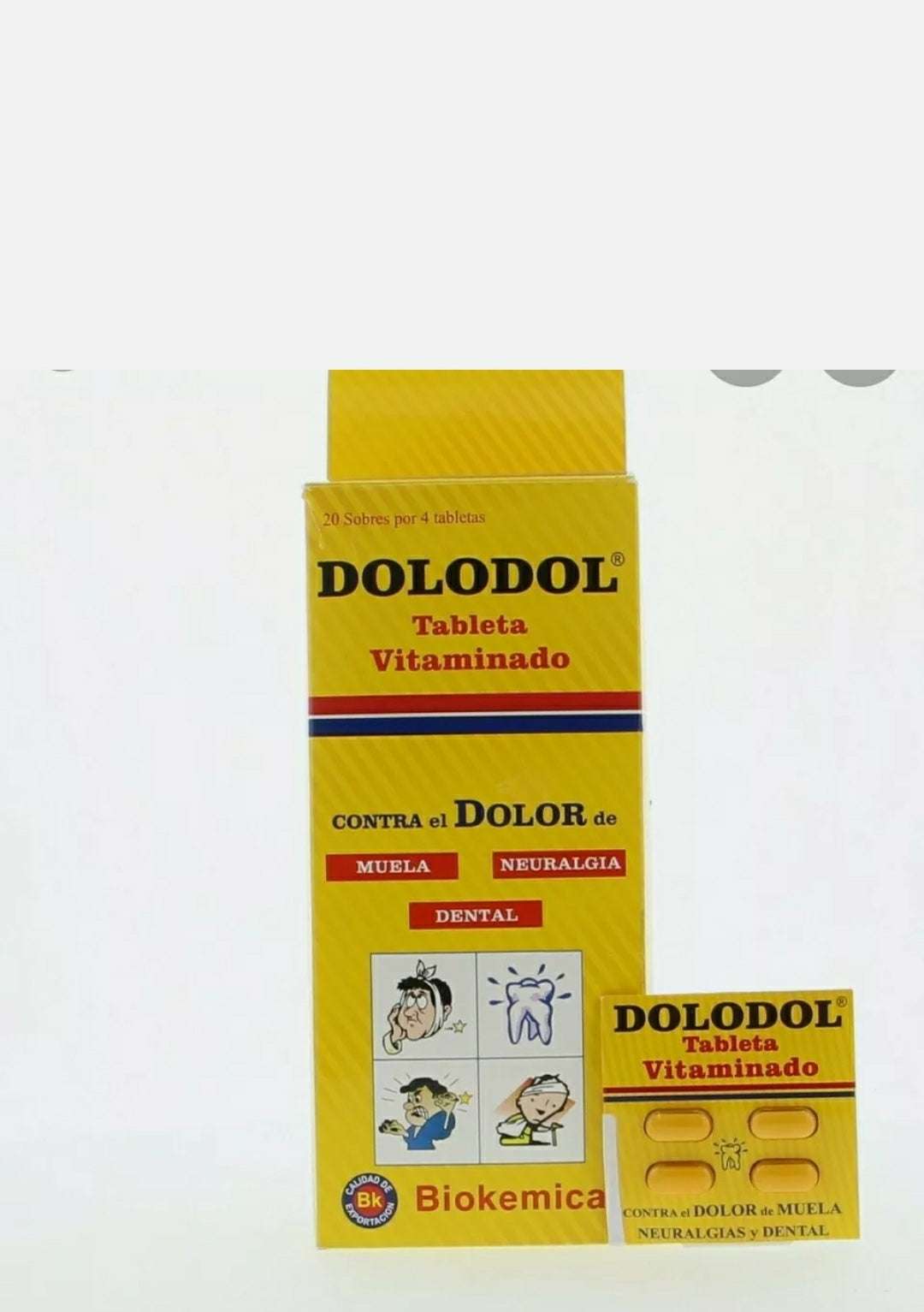 Dolodol Display 80 gel capsulas