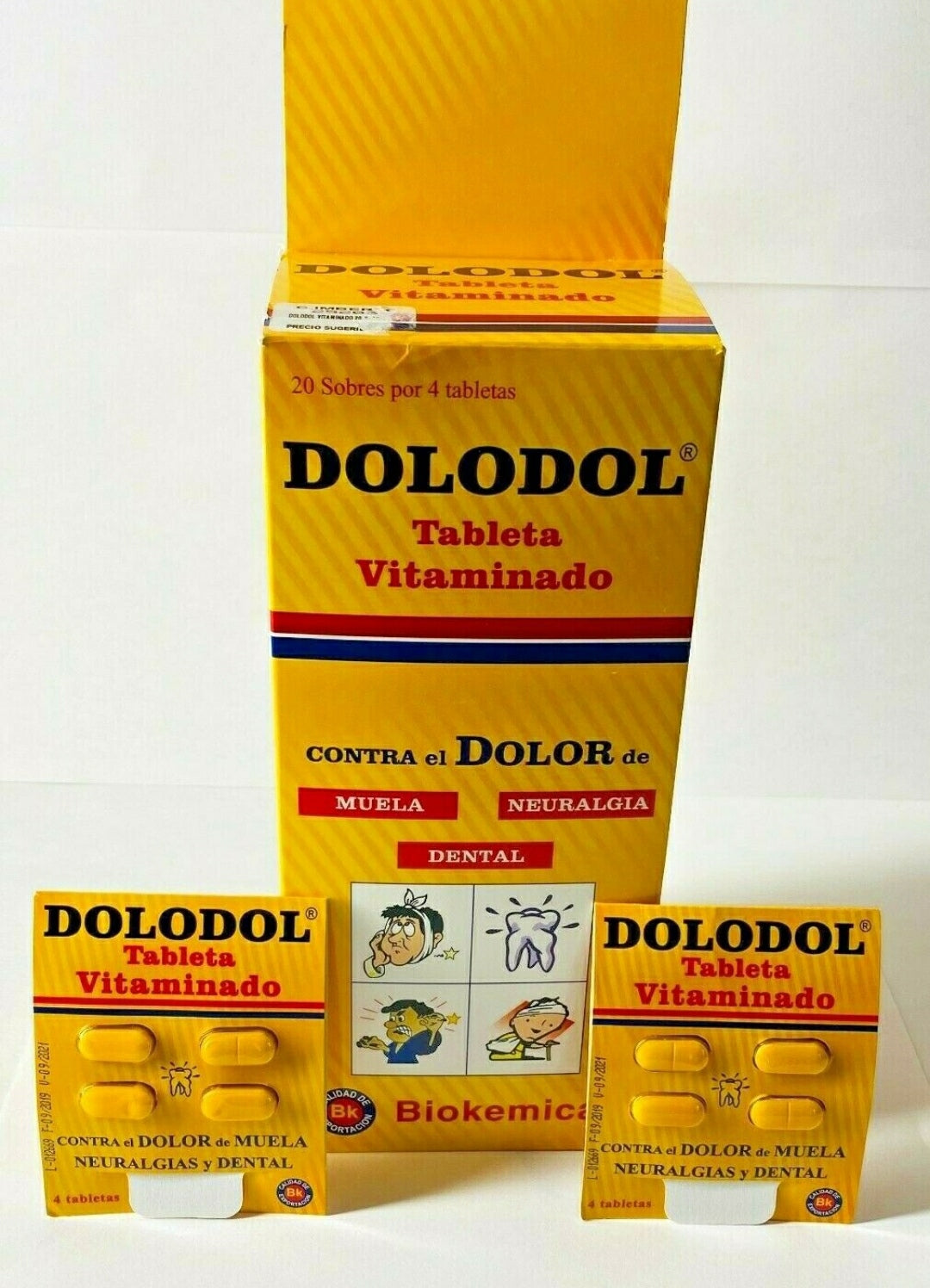 Dolodol Display 80 gel capsulas