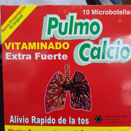 Pulmo Calcio 10 microbotellas 15ml bebible
