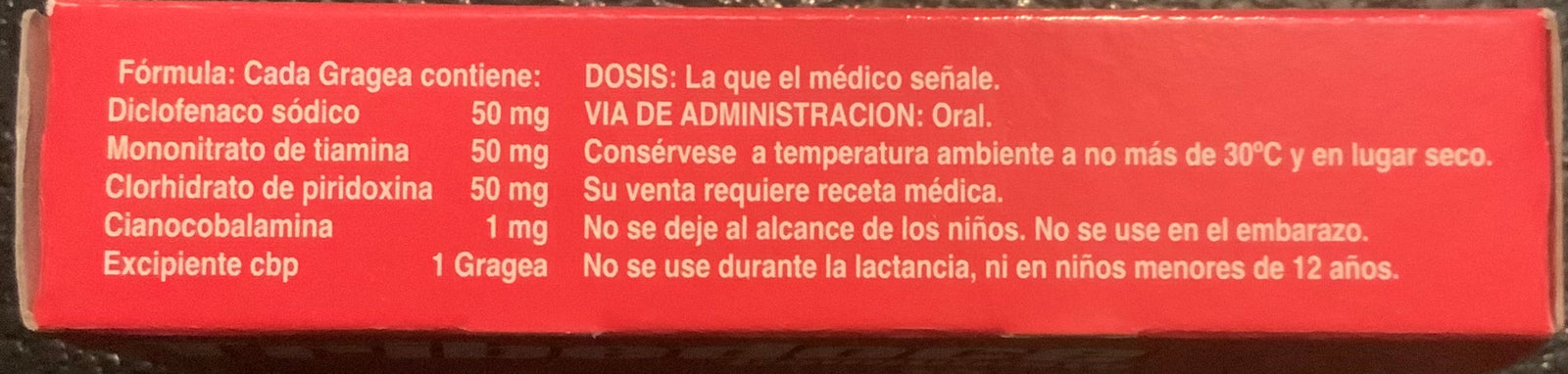Tribedoce 30 tabletas