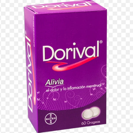 Dorival 60 tablets, colicos menstrual