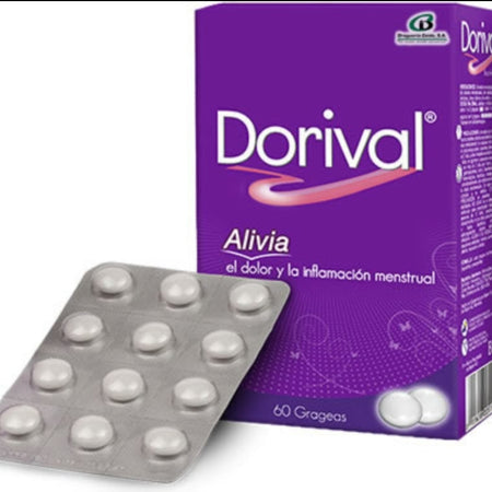 Dorival 60 tablets, colicos menstrual