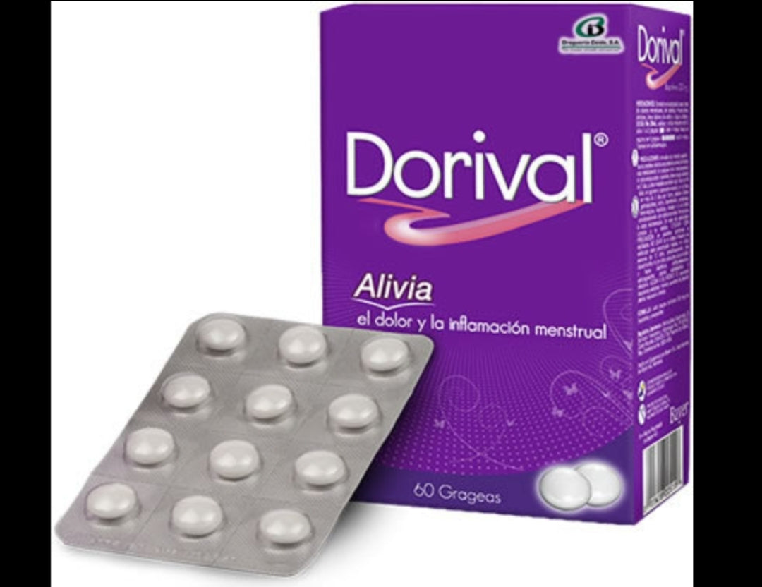 Dorival 60 tablets, colicos menstrual