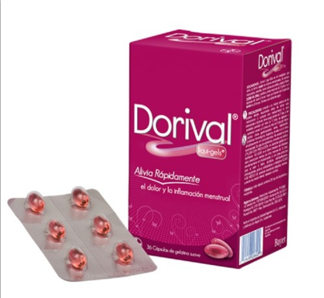 Dorival 36 softgel, , colicos menstrual