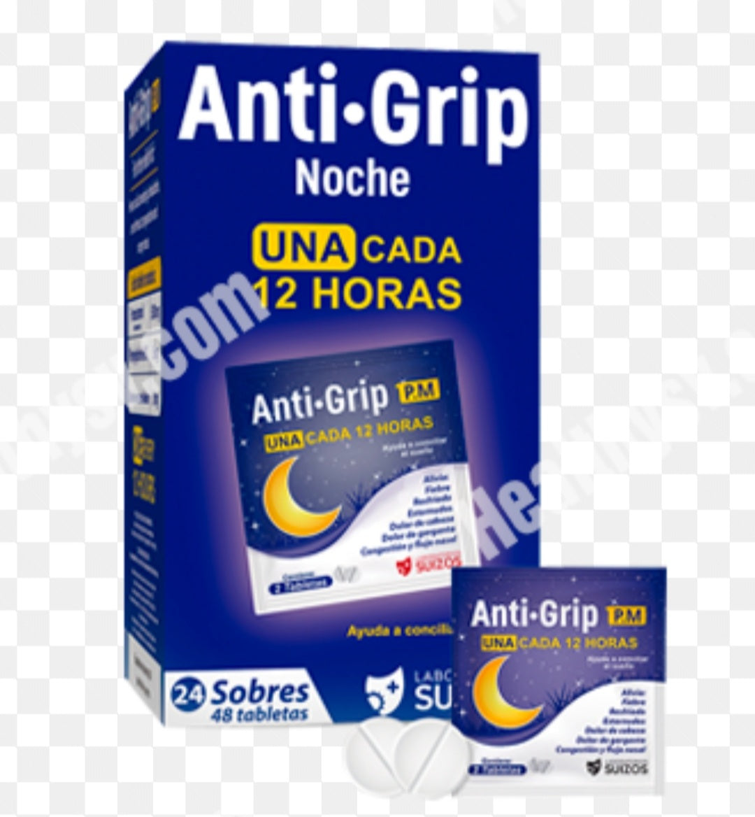Antigrip pm, 24 sobres x 2 capsulas