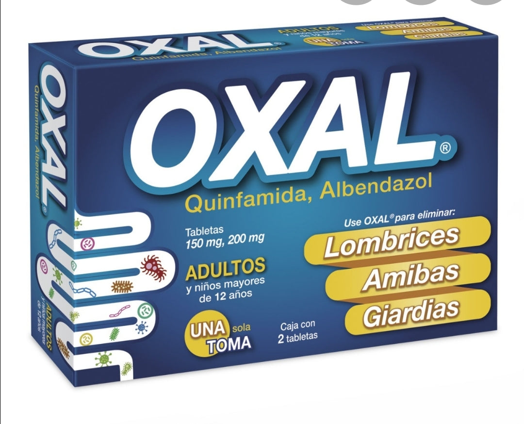 Oxal desparacitante para adultos