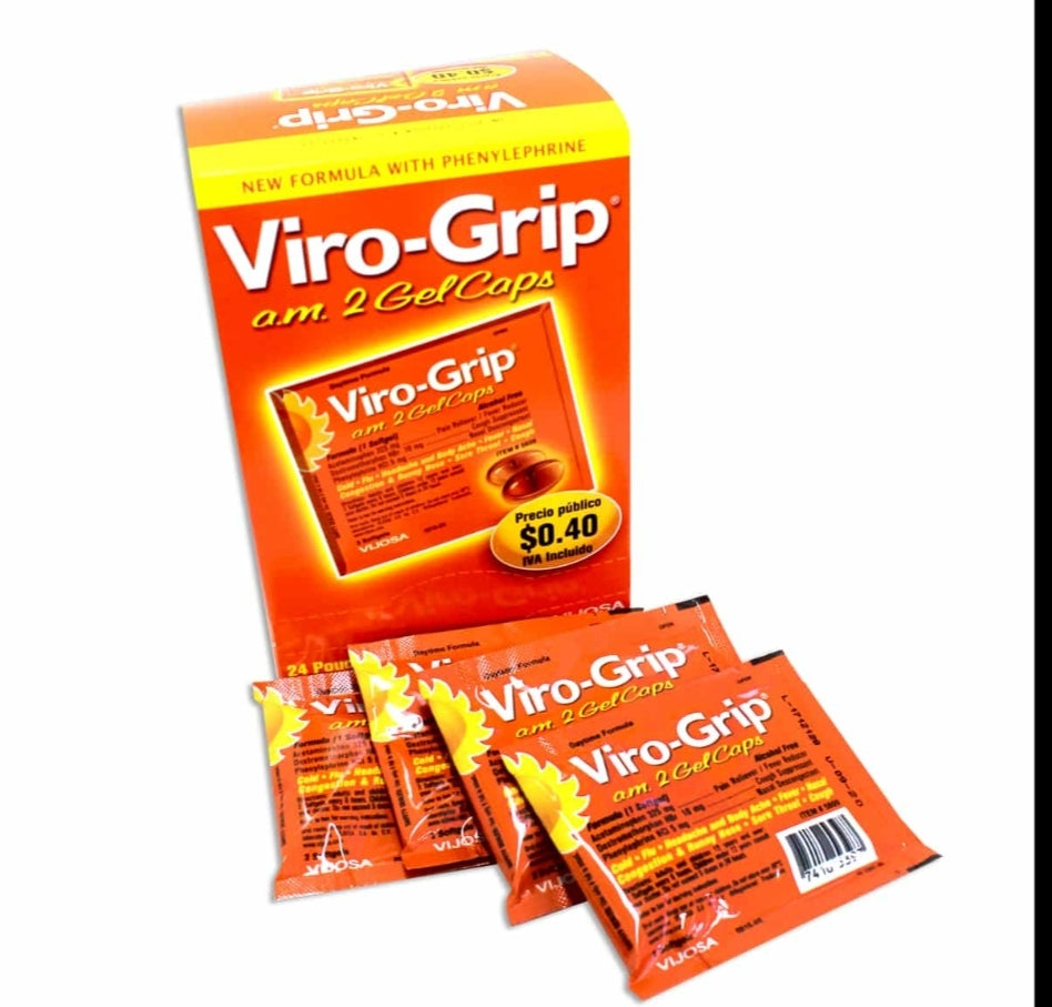 Virogrip AM. 24 sobres x 2 capsulas