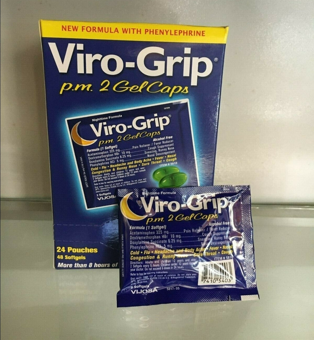 Virogrip pm, 24 sobres x 2 capsulas