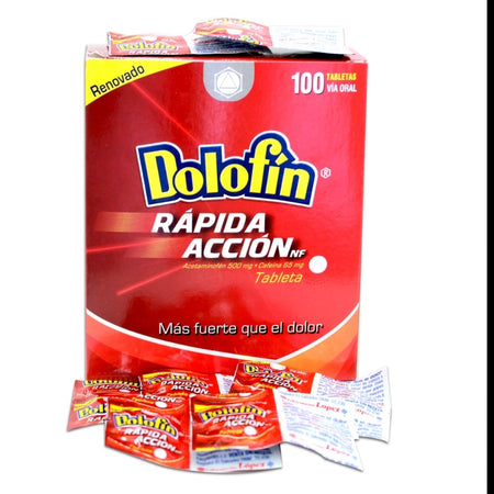 Dolofin accion rapida 100 tabletas