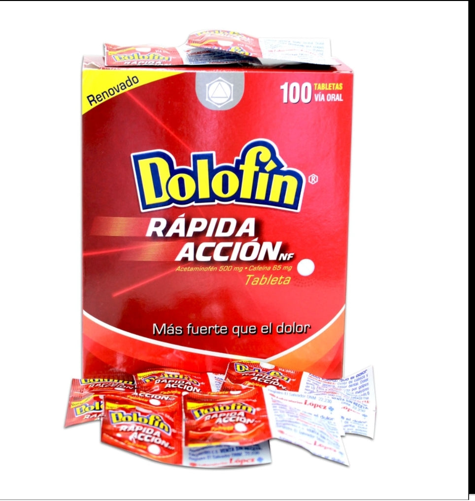 Dolofin accion rapida 100 tabletas