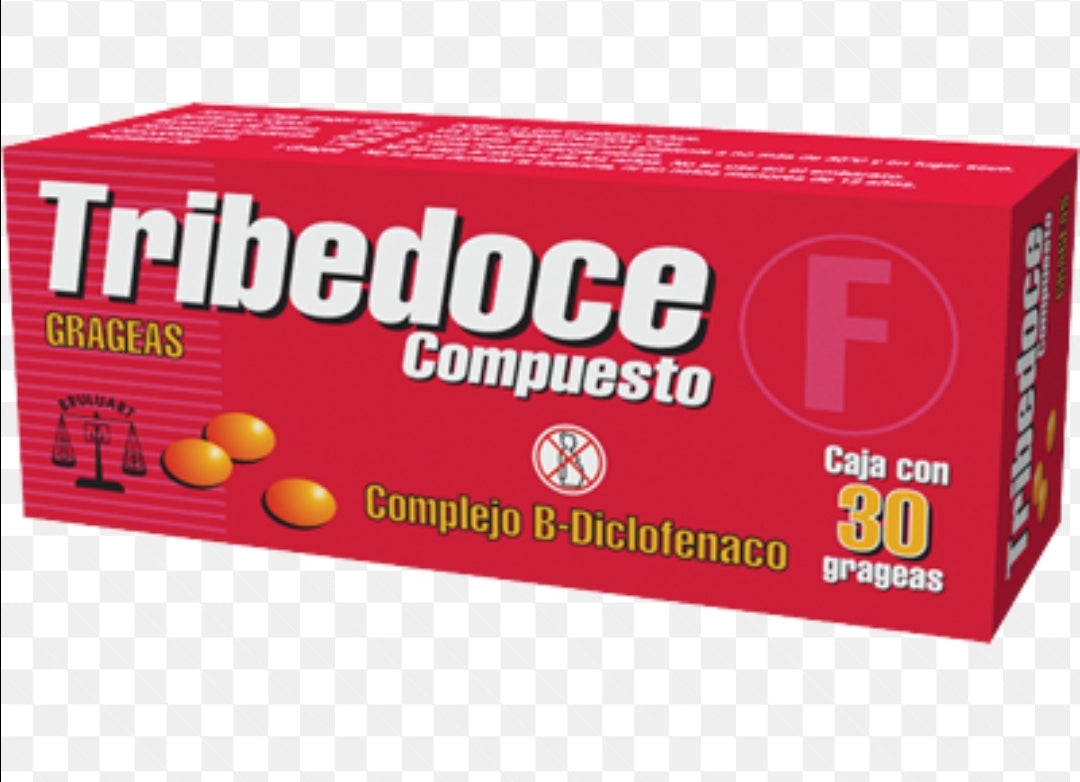 Tribedoce compuesto 30 grageas