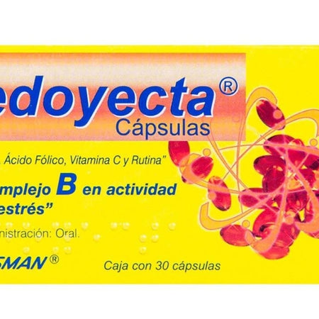 Bedoyecta 30 capsulas, vitaminas complex B