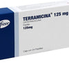 Terramicina 125mg, 24 pastillas masticables, para dolor de garganta