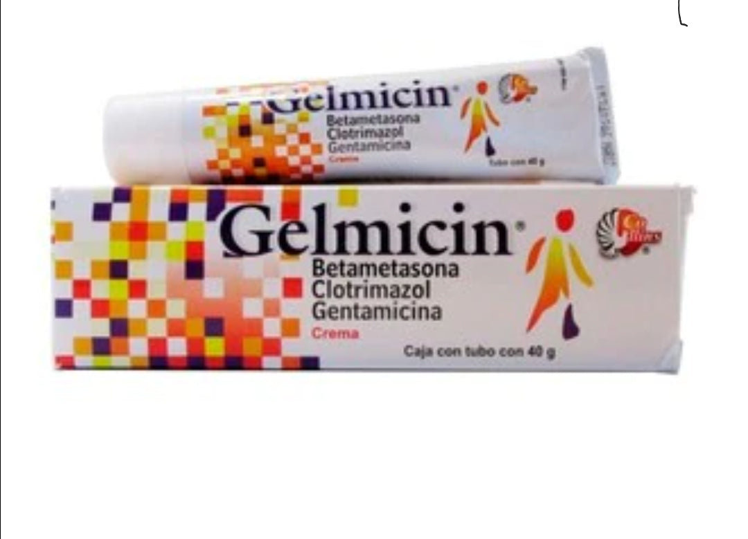 Gelmicin 40gm, crema para alergias en la piel