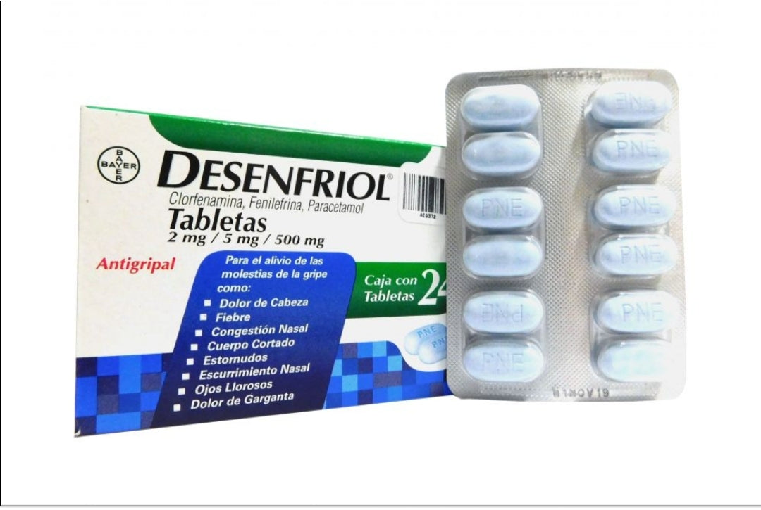 Desenfriol D 24 pastillas