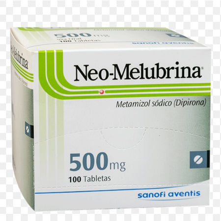 Neo melubrina 500mg display,  100 pastillas, dolor y fiebre
