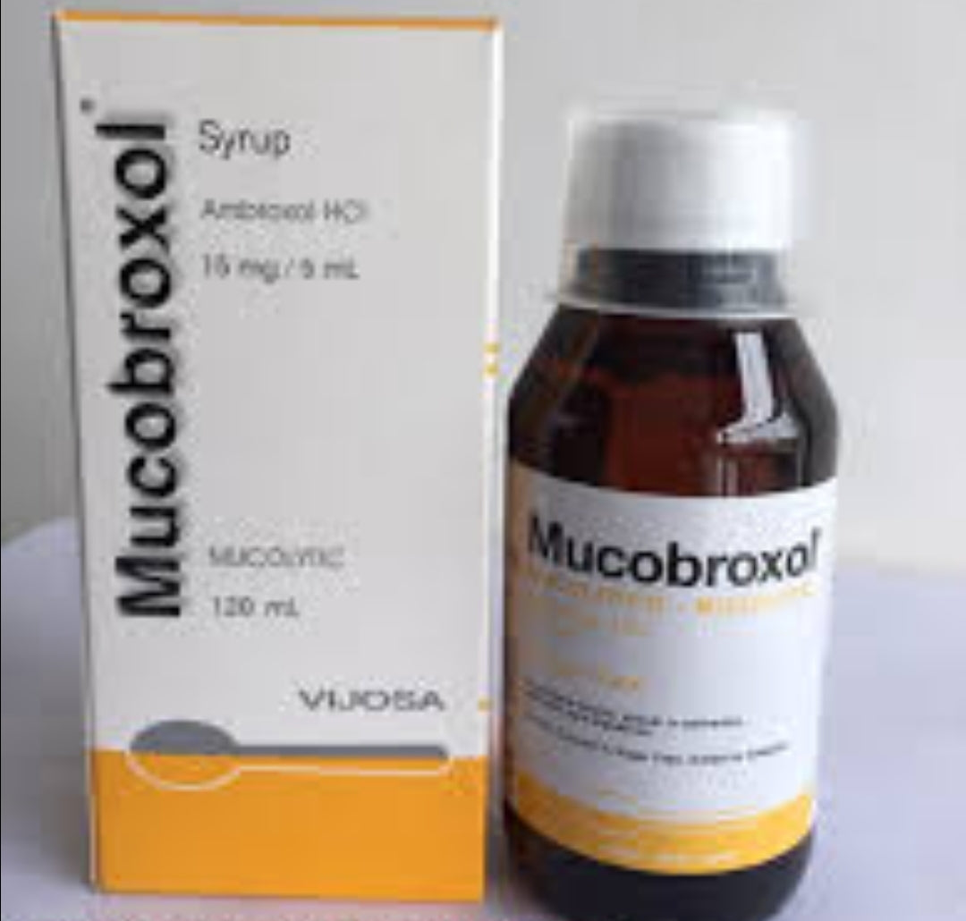 Mucobroxol jarabe, tos, bronquitis