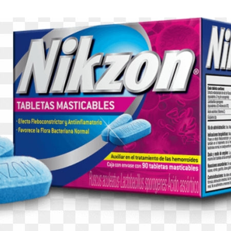 Nikzon 90 tabletas, para hemorroides