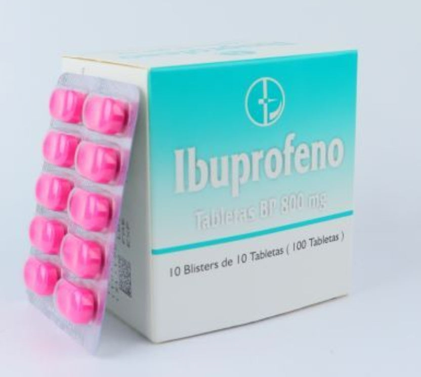 Ibuprofeno 800 , display con 100 tabletas