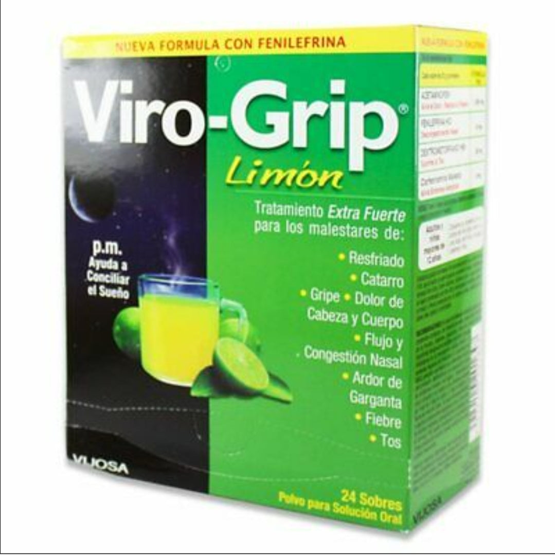 Virogrip te PM 24 sobres granulado