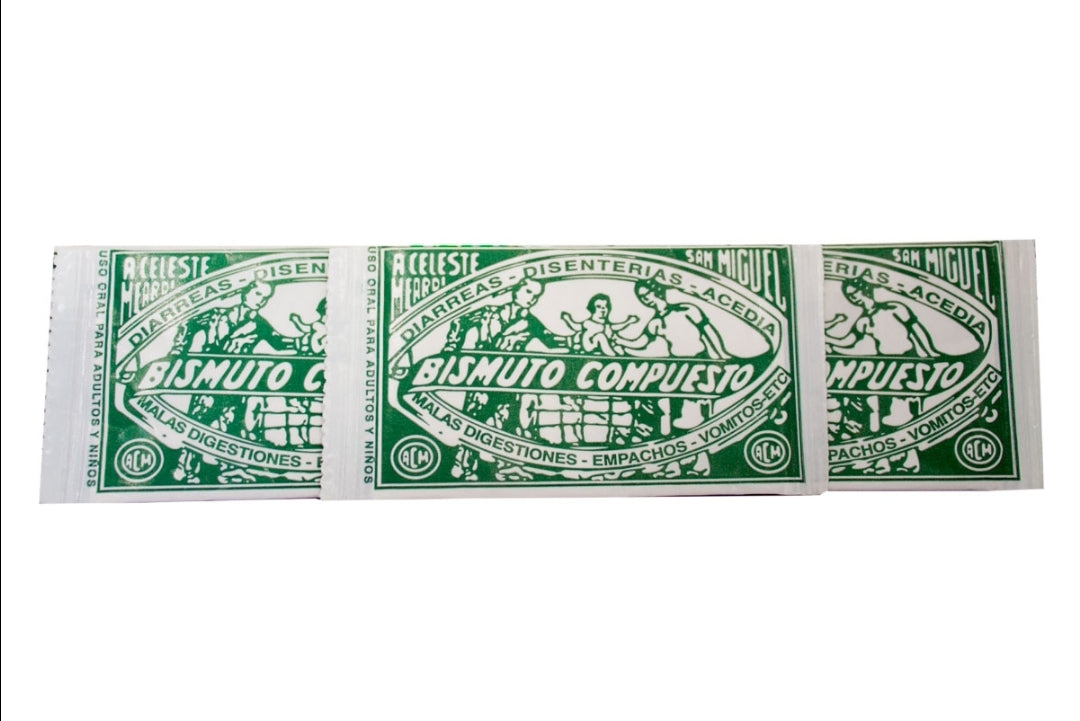 Bismuto compuesto, 100 sobres