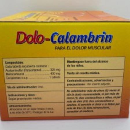 Dolo calmabrin 100 pastillas