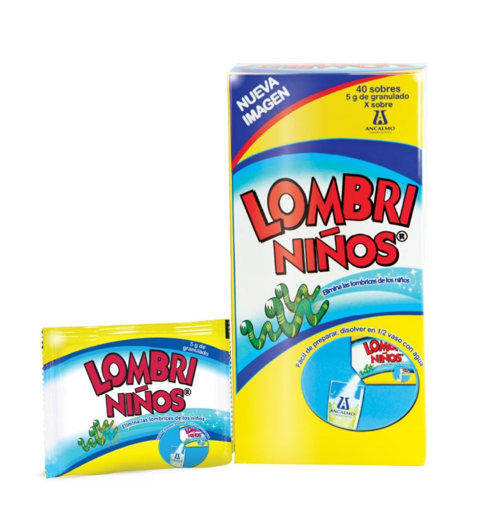 Lombri ninos 40 sobres granulados