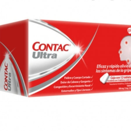 Contac ultra 12 tabletas