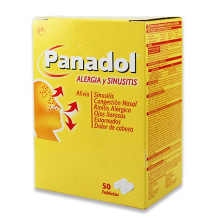 Panadol alergia 50 counts
