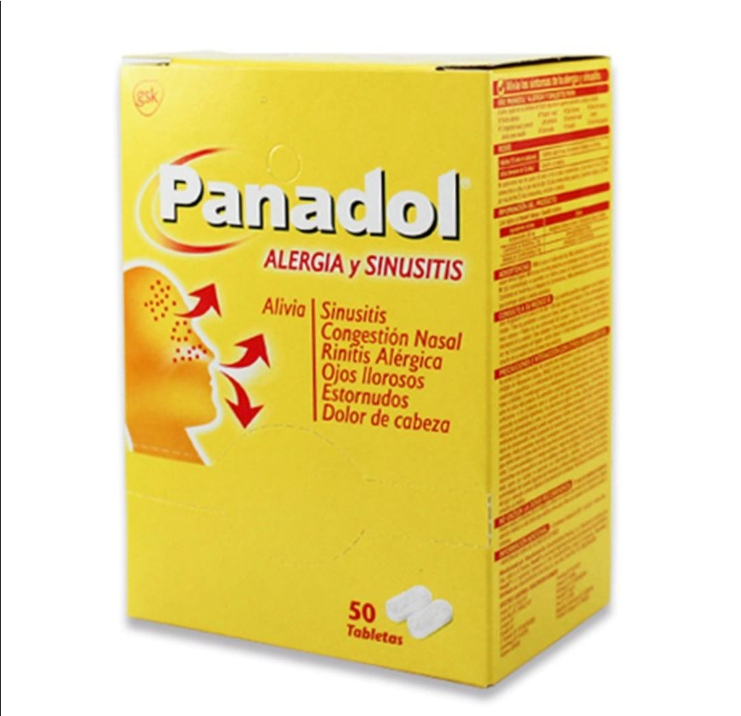 Panadol alergia 50 counts