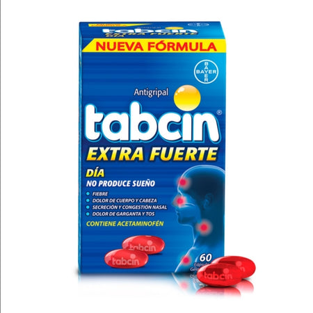 Tabcin extra fuerte. 60 capsulas