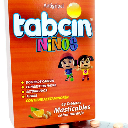 Tabcin infantin 48 tabletas