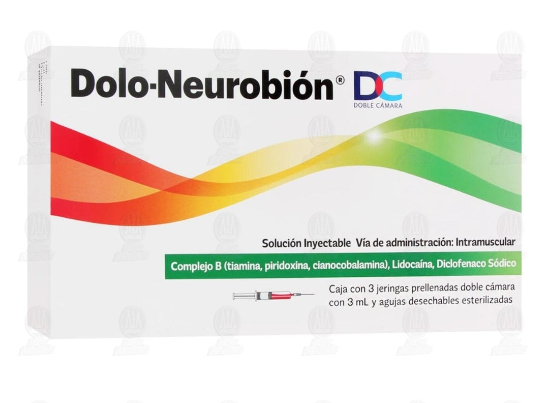 Doloneurobion caja con  3 aplicaciones