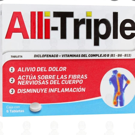 Alli triple 10 tabletas