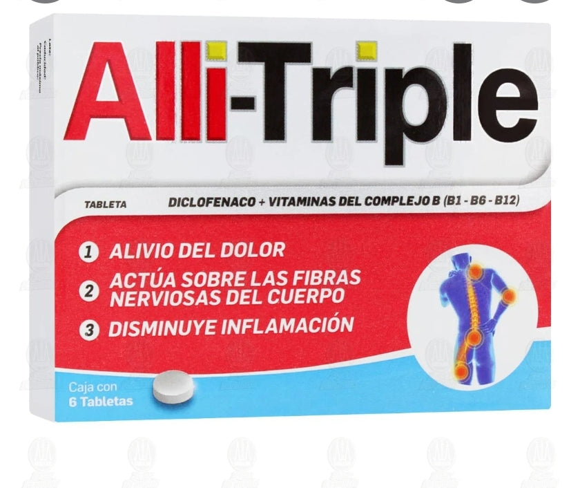 Alli triple 10 tabletas